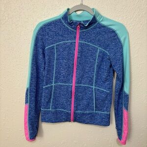 girls zella zip up jacket 14/16 XL